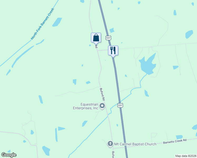 map of restaurants, bars, coffee shops, grocery stores, and more near 754-1422 Buford Road in Utica