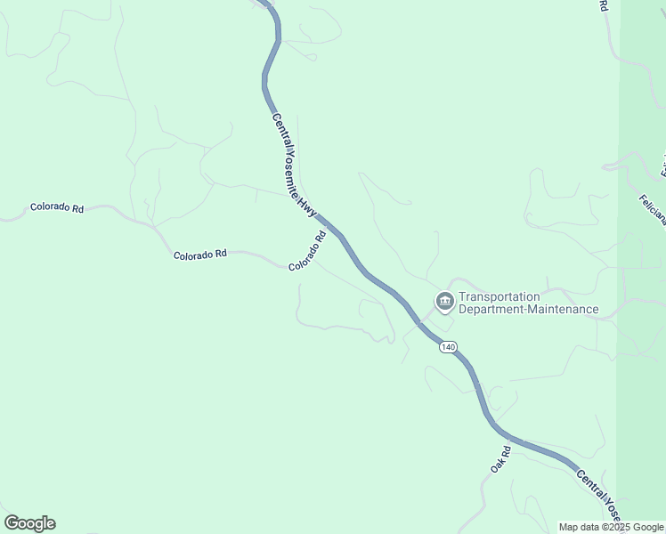 map of restaurants, bars, coffee shops, grocery stores, and more near 5021 Colorado Road in Midpines