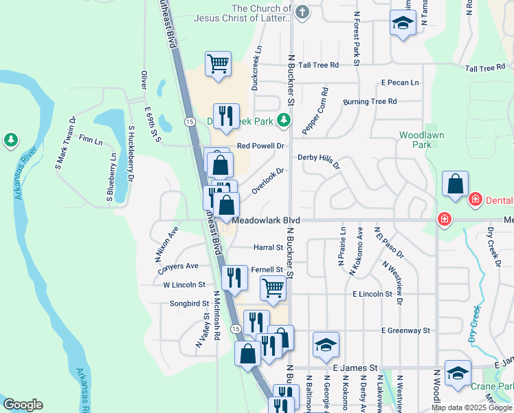 map of restaurants, bars, coffee shops, grocery stores, and more near 242 Lee Court in Derby