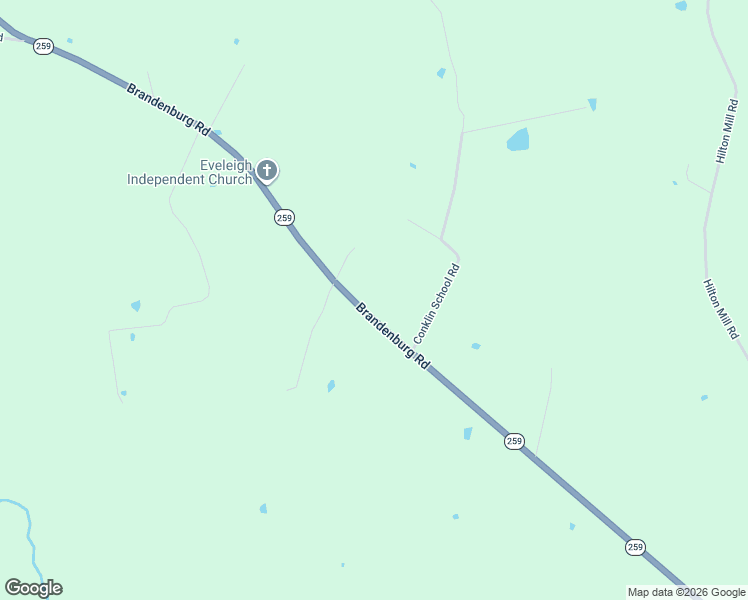 map of restaurants, bars, coffee shops, grocery stores, and more near 6100-6370 Brandenburg Road in Leitchfield