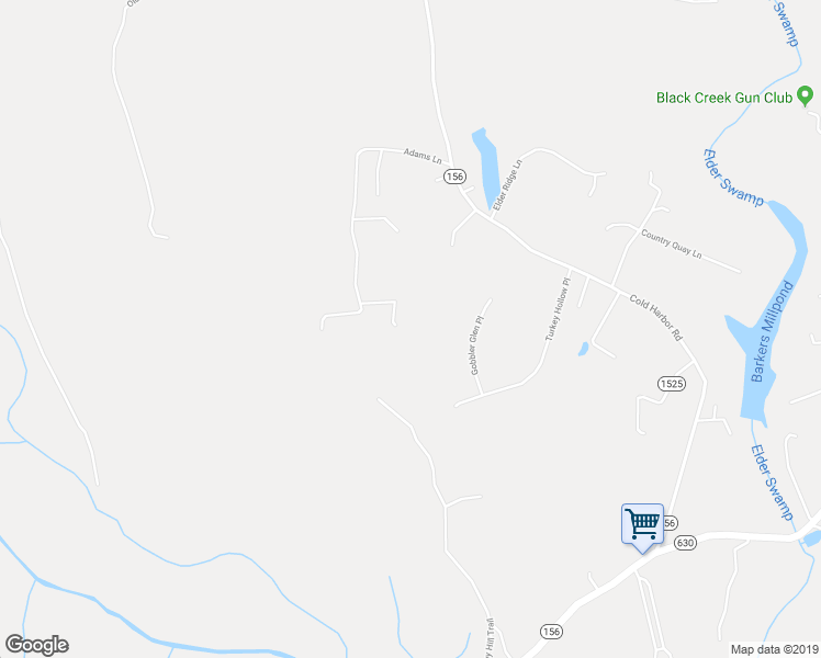 map of restaurants, bars, coffee shops, grocery stores, and more near 6078 Adams Lane in Mechanicsville