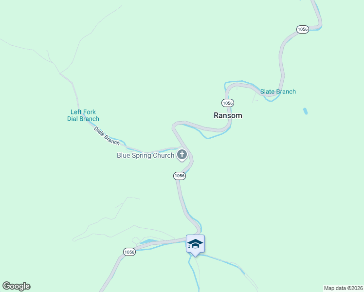 map of restaurants, bars, coffee shops, grocery stores, and more near 2 Dials Branch in Ransom