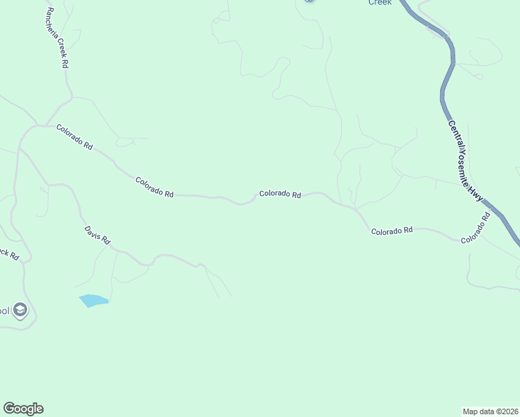 map of restaurants, bars, coffee shops, grocery stores, and more near 5197 Colorado Road in Midpines