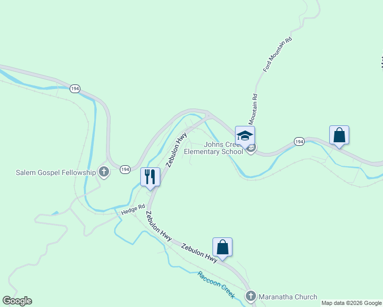 map of restaurants, bars, coffee shops, grocery stores, and more near 9 Red Oak Hill in Meta