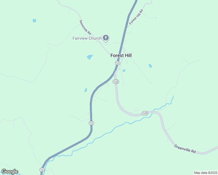 map of restaurants, bars, coffee shops, grocery stores, and more near 15316 West Virginia 12 in Forest Hill