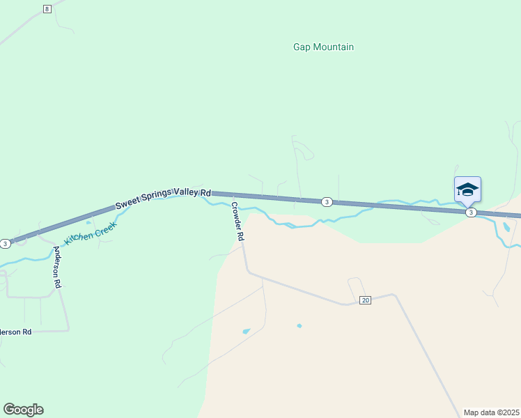 map of restaurants, bars, coffee shops, grocery stores, and more near in Sweet Springs