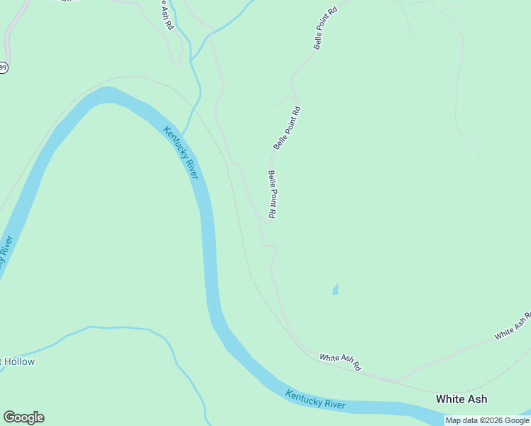 map of restaurants, bars, coffee shops, grocery stores, and more near 120 White Ash Road in Beattyville