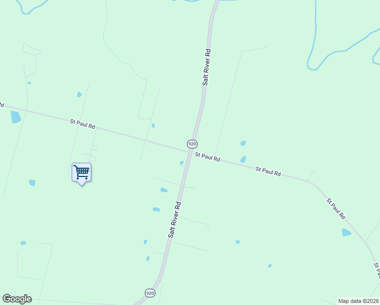 map of restaurants, bars, coffee shops, grocery stores, and more near 3700 Saint Paul Road in Leitchfield