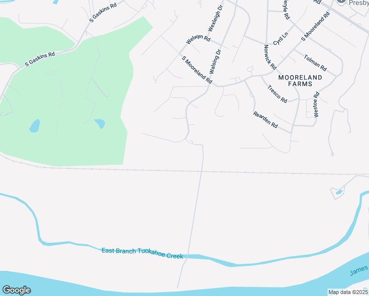 map of restaurants, bars, coffee shops, grocery stores, and more near 9009 River Trace Court in Henrico