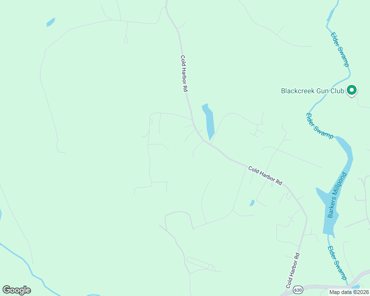 map of restaurants, bars, coffee shops, grocery stores, and more near 5475 Cold Harbor Road in Mechanicsville