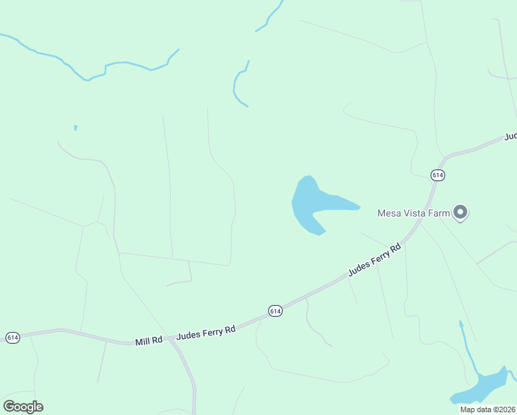 map of restaurants, bars, coffee shops, grocery stores, and more near 2642 New Timber Way in Powhatan