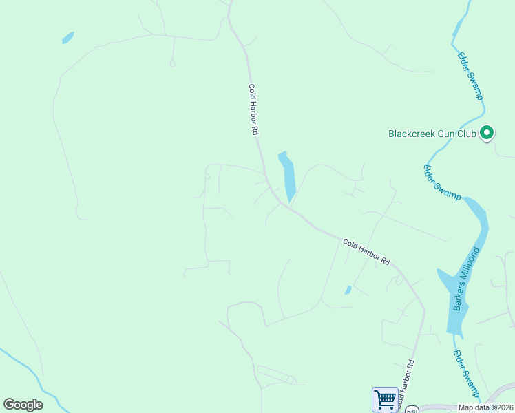 map of restaurants, bars, coffee shops, grocery stores, and more near 5475 Cold Harbor Road in Mechanicsville