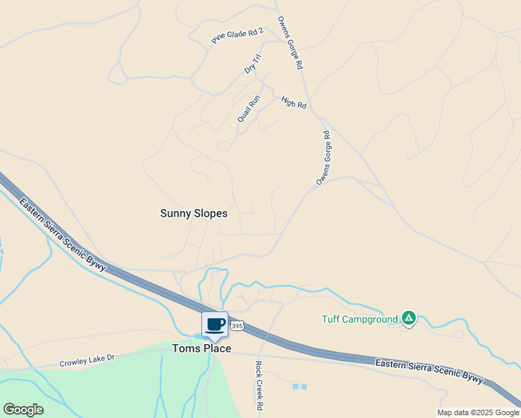 map of restaurants, bars, coffee shops, grocery stores, and more near in Sunny Slopes