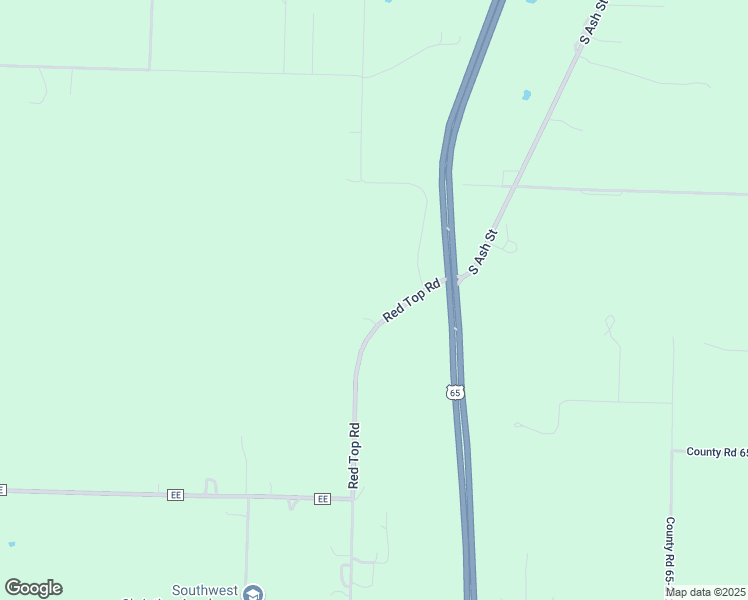 map of restaurants, bars, coffee shops, grocery stores, and more near County Road 65 in Buffalo