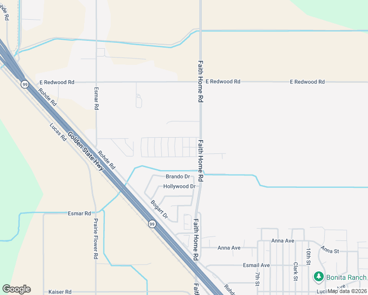 map of restaurants, bars, coffee shops, grocery stores, and more near 4837 Faith Home Road in Ceres