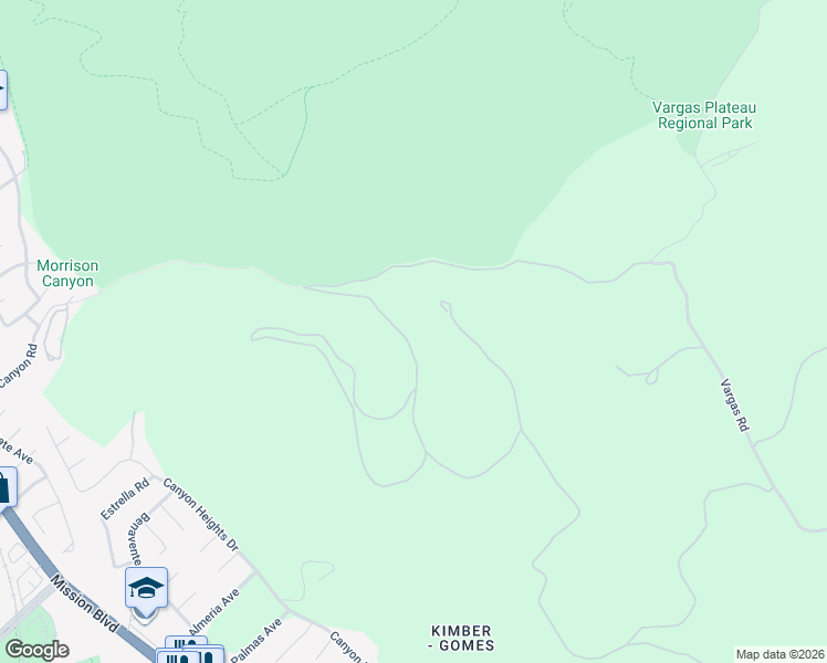 map of restaurants, bars, coffee shops, grocery stores, and more near 1225 Morrison Canyon Road in Fremont