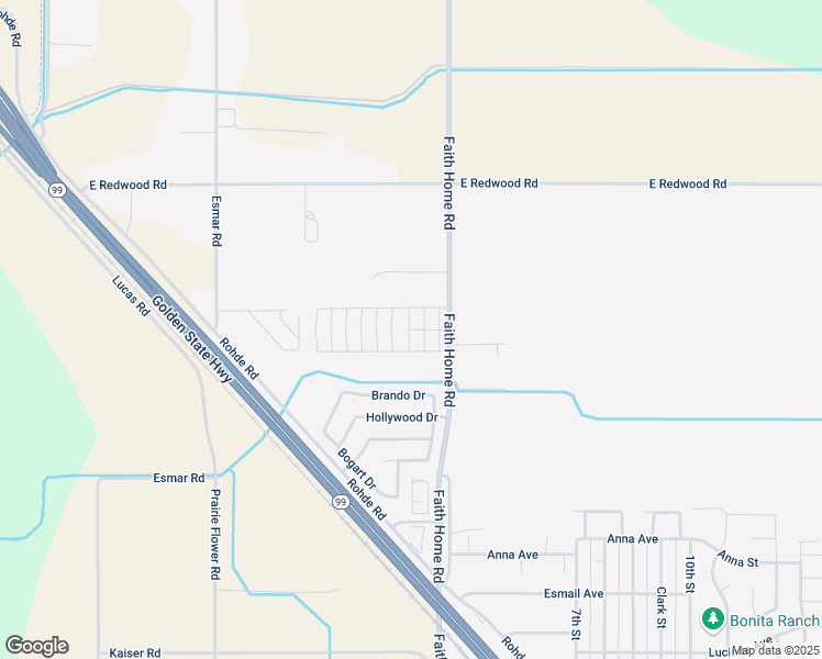 map of restaurants, bars, coffee shops, grocery stores, and more near 4837 Faith Home Road in Ceres
