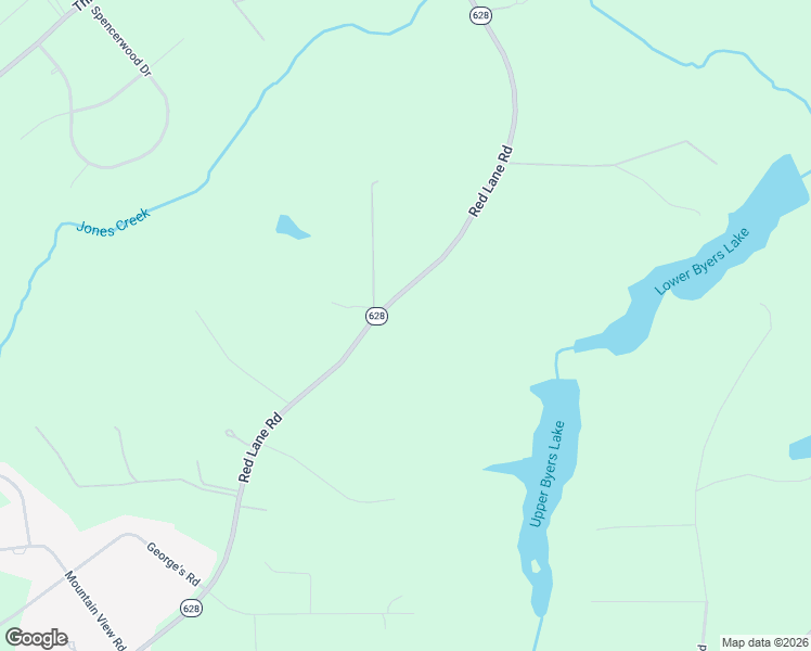 map of restaurants, bars, coffee shops, grocery stores, and more near 2700 Red Lane Road in Powhatan