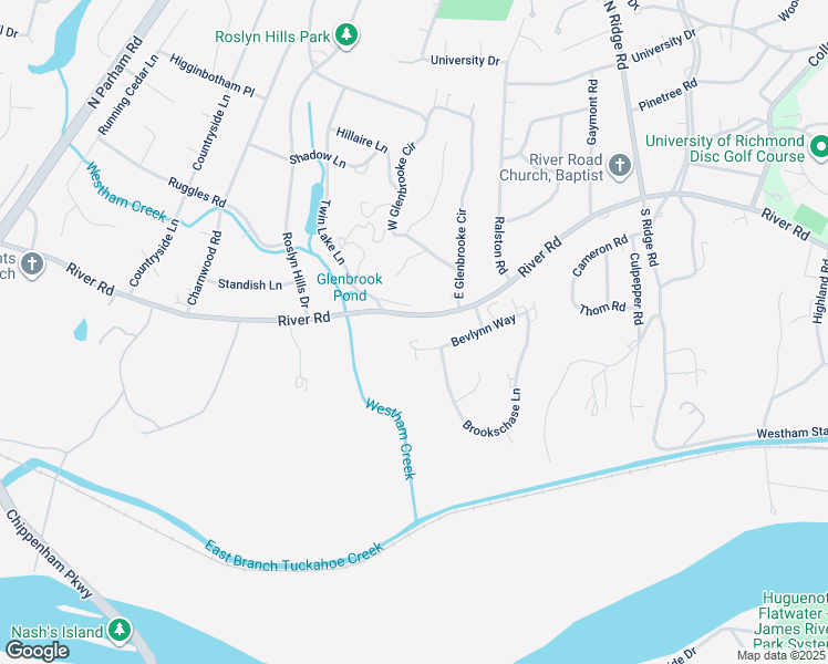 map of restaurants, bars, coffee shops, grocery stores, and more near 8304 Paigley Place in Henrico