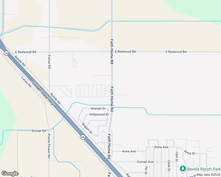 map of restaurants, bars, coffee shops, grocery stores, and more near 4837 Faith Home Road in Ceres