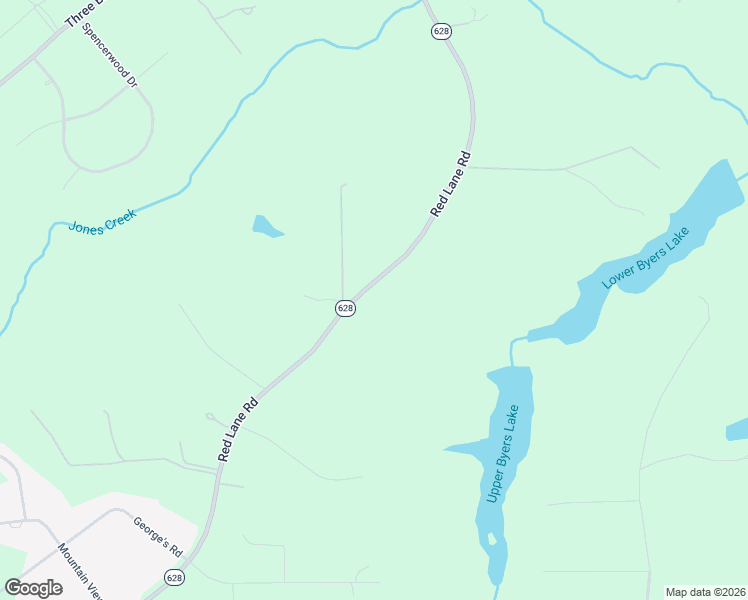 map of restaurants, bars, coffee shops, grocery stores, and more near 2700 Red Lane Road in Powhatan