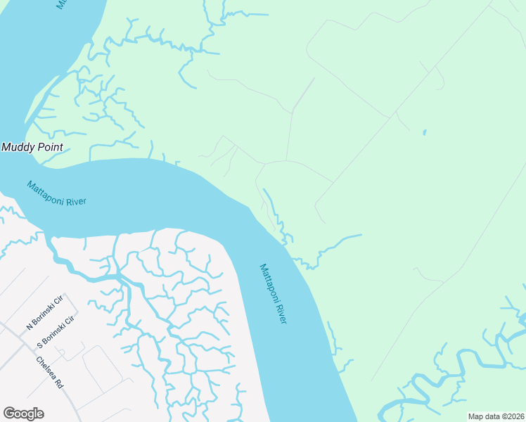 map of restaurants, bars, coffee shops, grocery stores, and more near 244 Gander Lane in King and Queen County