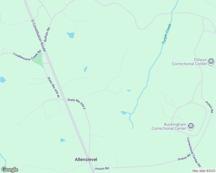 map of restaurants, bars, coffee shops, grocery stores, and more near 255 Old Darbytown Road in Dillwyn