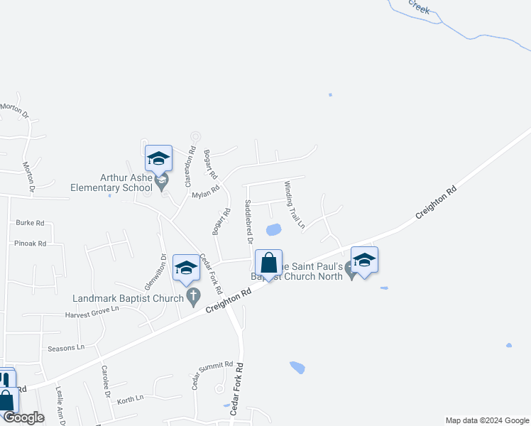 map of restaurants, bars, coffee shops, grocery stores, and more near 905 Oldenburg Circle in Richmond