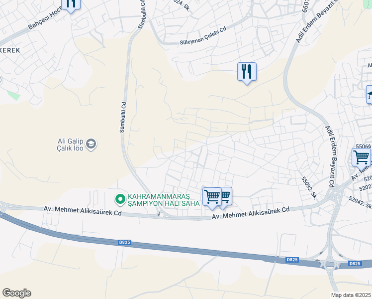 map of restaurants, bars, coffee shops, grocery stores, and more near 55191. Sk in Kahramanmaras