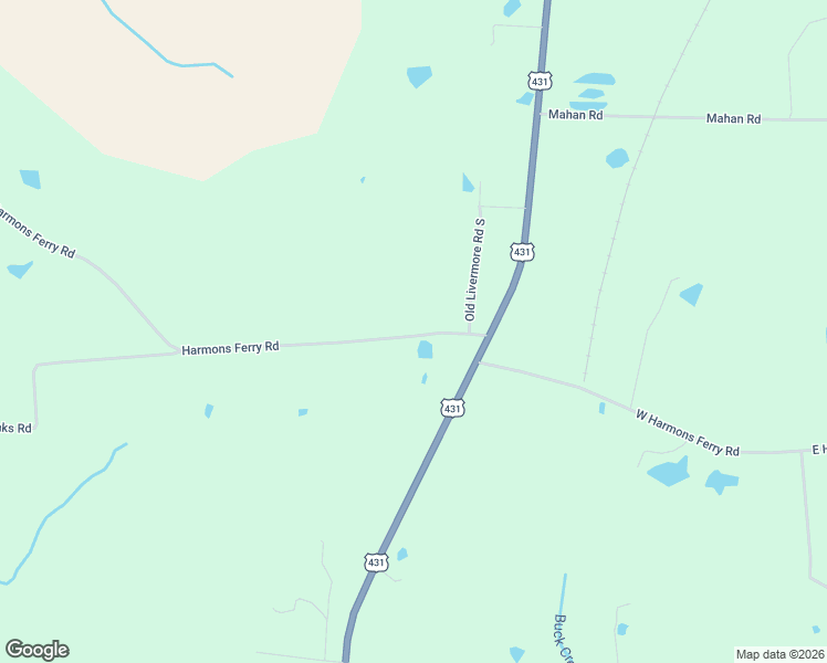 map of restaurants, bars, coffee shops, grocery stores, and more near 533 West Harmons Ferry Road in Calhoun