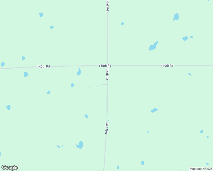 map of restaurants, bars, coffee shops, grocery stores, and more near 13875 Udall Road in Erie