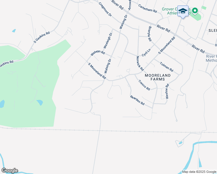 map of restaurants, bars, coffee shops, grocery stores, and more near 8911 Brennan Road in Richmond