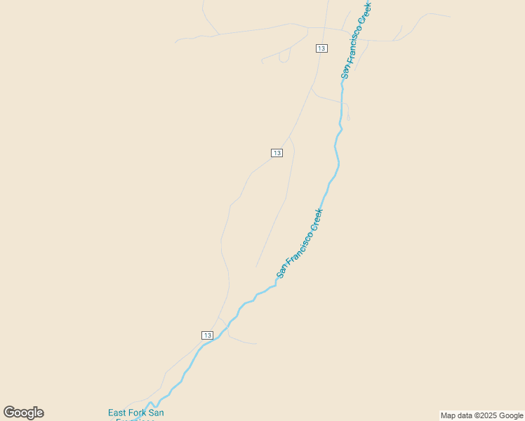 map of restaurants, bars, coffee shops, grocery stores, and more near 345-355 Pinon Valley Road in Del Norte