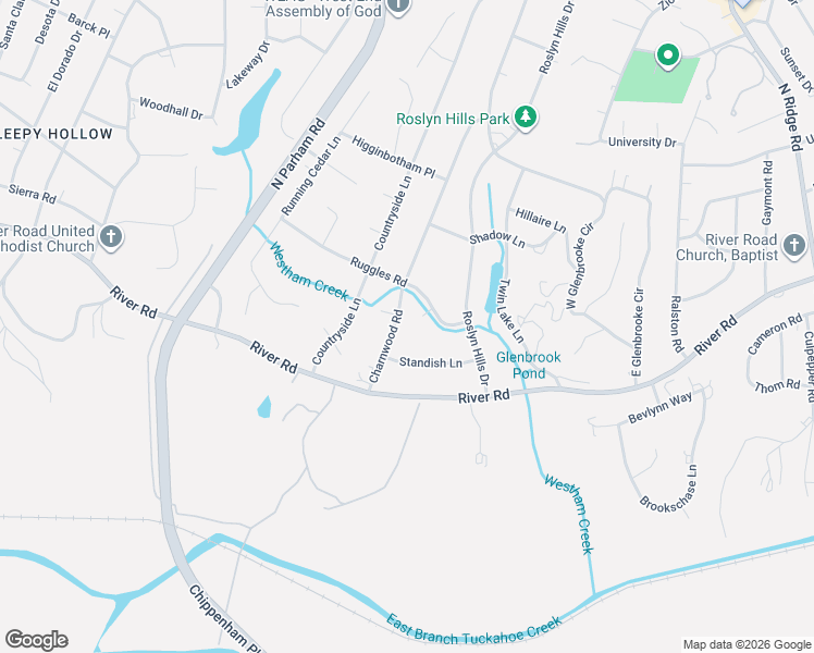 map of restaurants, bars, coffee shops, grocery stores, and more near 19 Charnwood Road in Richmond