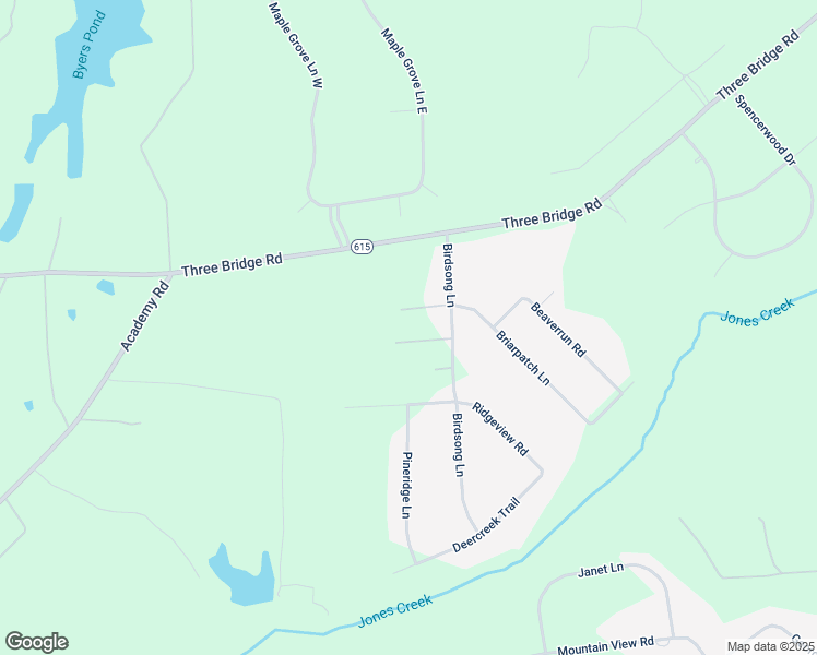 map of restaurants, bars, coffee shops, grocery stores, and more near 2759 Birdsong Lane in Powhatan