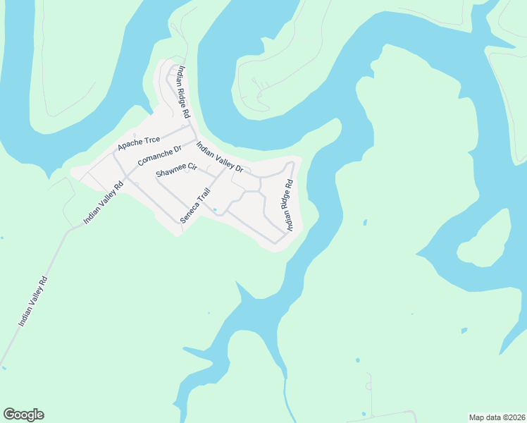 map of restaurants, bars, coffee shops, grocery stores, and more near Tomahawk Circle in Grayson County