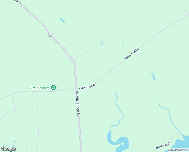map of restaurants, bars, coffee shops, grocery stores, and more near 13301 Indian Trail in Painter