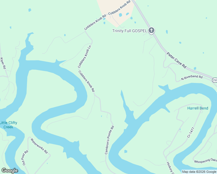 map of restaurants, bars, coffee shops, grocery stores, and more near 43 Cambrons Point Lane in Leitchfield