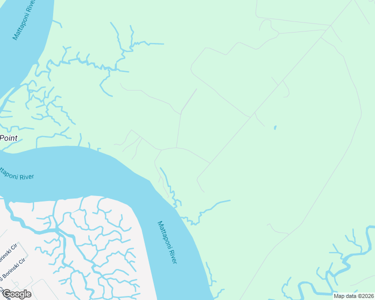 map of restaurants, bars, coffee shops, grocery stores, and more near 244 Gander Lane in Mattaponi