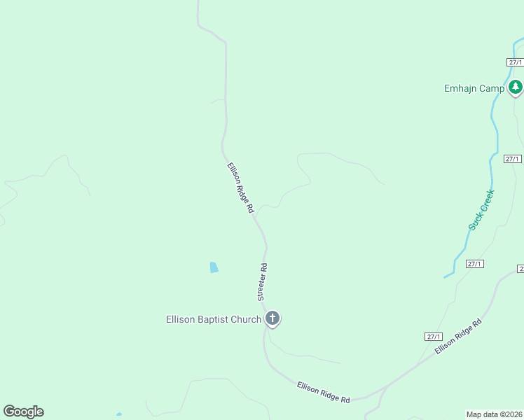 map of restaurants, bars, coffee shops, grocery stores, and more near Ellison Ridge Road in Flat Top