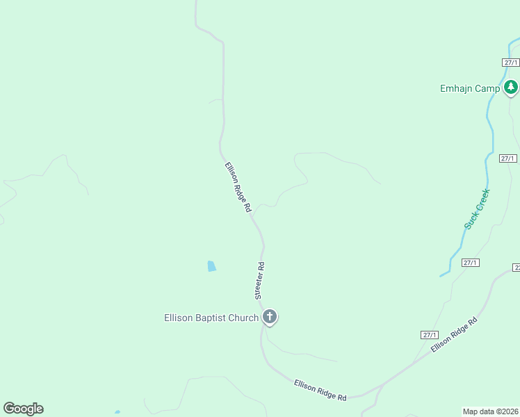 map of restaurants, bars, coffee shops, grocery stores, and more near Ellison Ridge Road in Flat Top