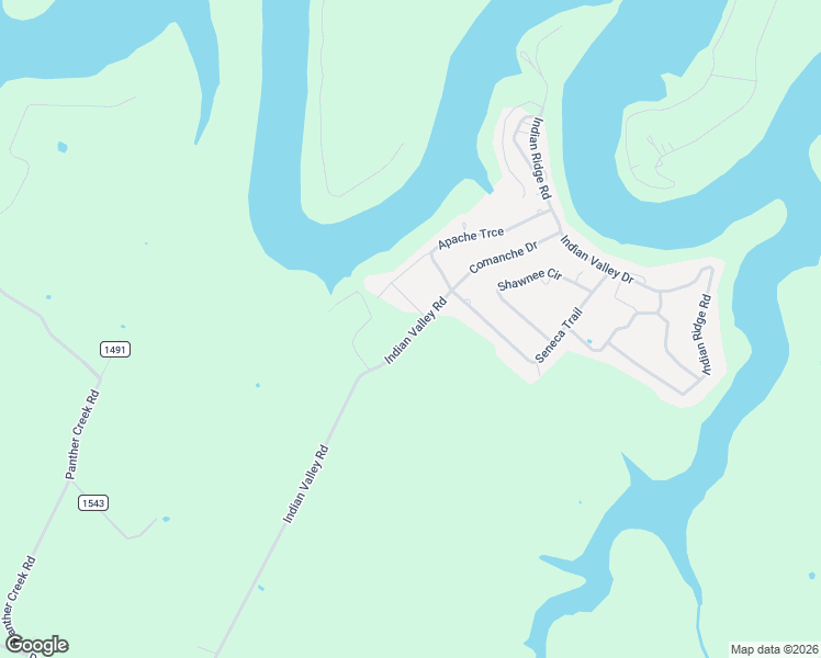 map of restaurants, bars, coffee shops, grocery stores, and more near 711-899 Indian Valley Road in Falls of Rough