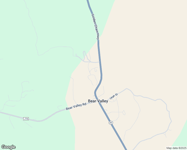map of restaurants, bars, coffee shops, grocery stores, and more near 7403 State Highway 49 N in Mariposa