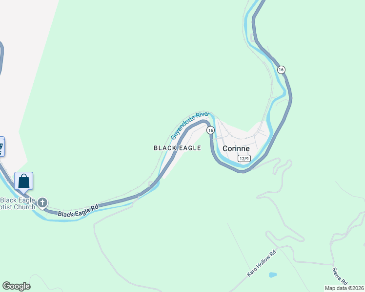 map of restaurants, bars, coffee shops, grocery stores, and more near Highway 16 in Corinne