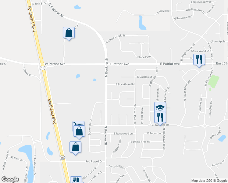 map of restaurants, bars, coffee shops, grocery stores, and more near 2436 Sandhill Court in Derby