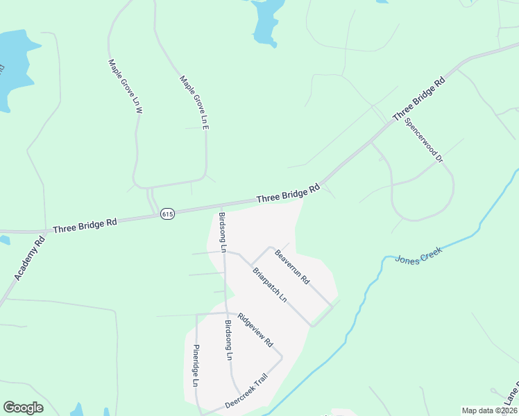 map of restaurants, bars, coffee shops, grocery stores, and more near 2983 Three Bridge Road in Powhatan