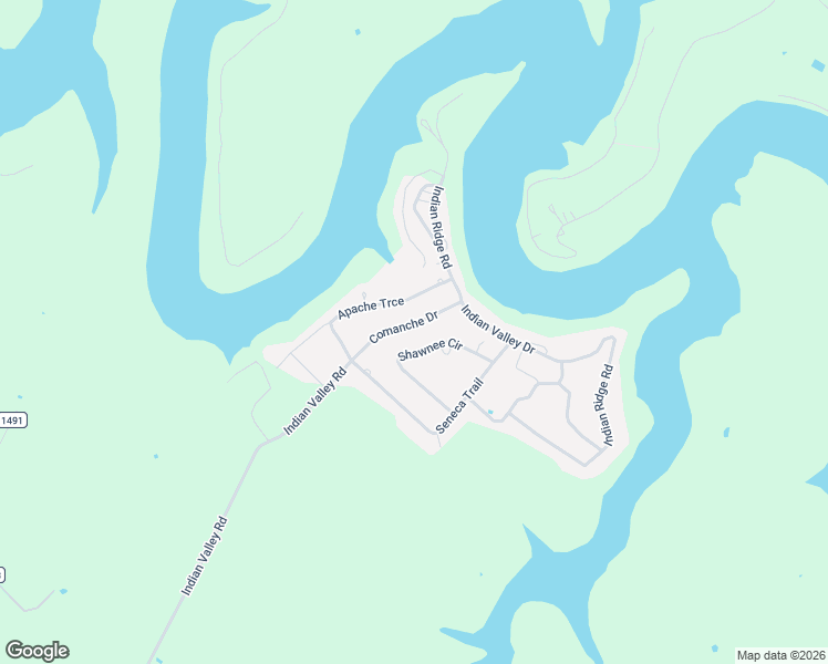 map of restaurants, bars, coffee shops, grocery stores, and more near 161-285 Comanche Drive in Falls of Rough