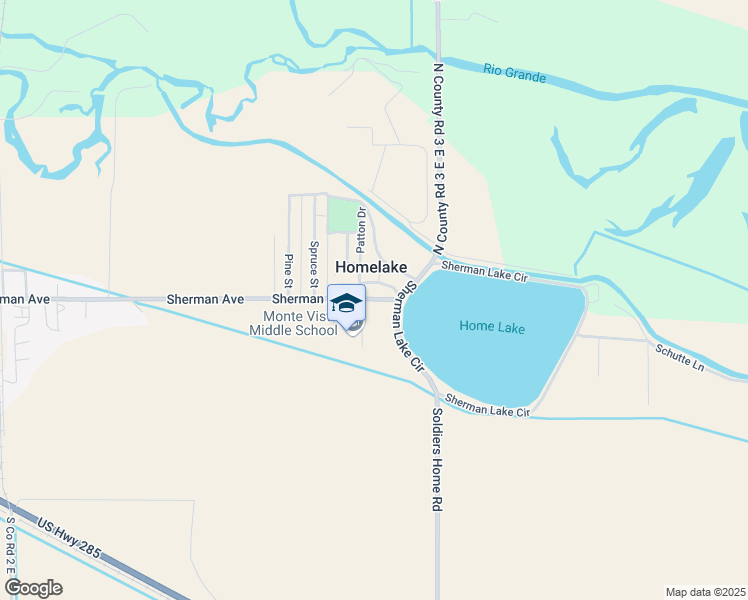 map of restaurants, bars, coffee shops, grocery stores, and more near 3720 Sherman Avenue in Monte Vista