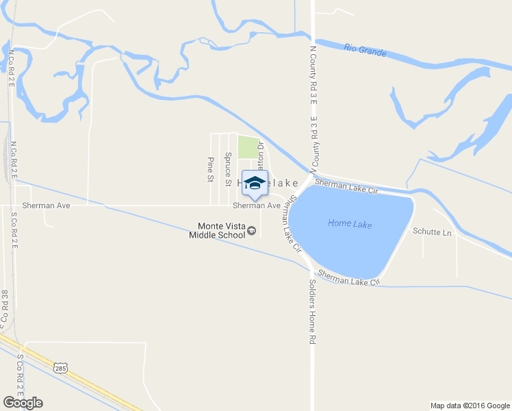 map of restaurants, bars, coffee shops, grocery stores, and more near Mac Arthur Dr in Monte Vista