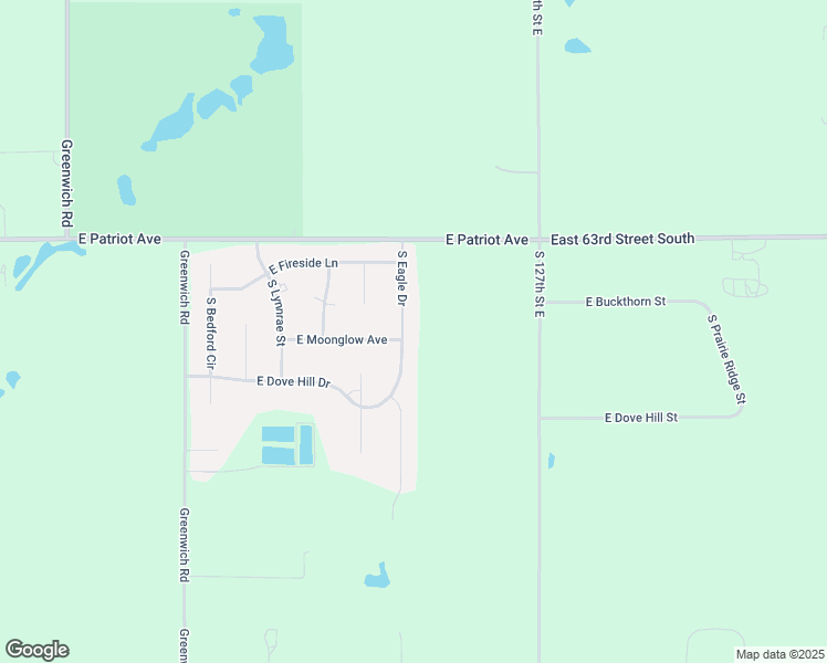 map of restaurants, bars, coffee shops, grocery stores, and more near 6512-6524 South Eagle Drive in Derby